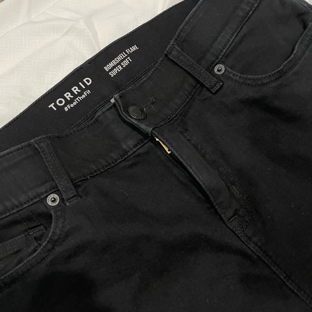 Torrid Women's BOMBSHELL Flare Jeans - Picture 5 of 5